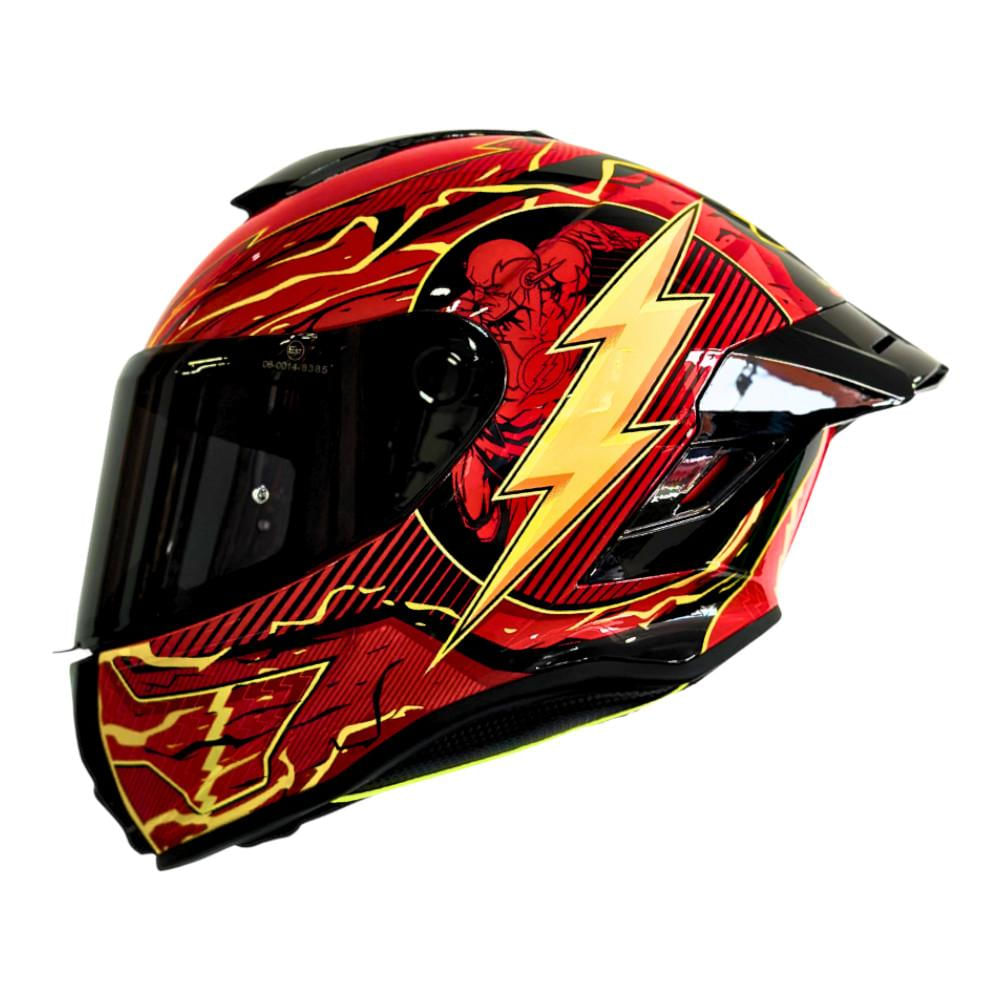 Casco Dc Integral Shanghai Flash Cert.Dot Ece Rojo img #2