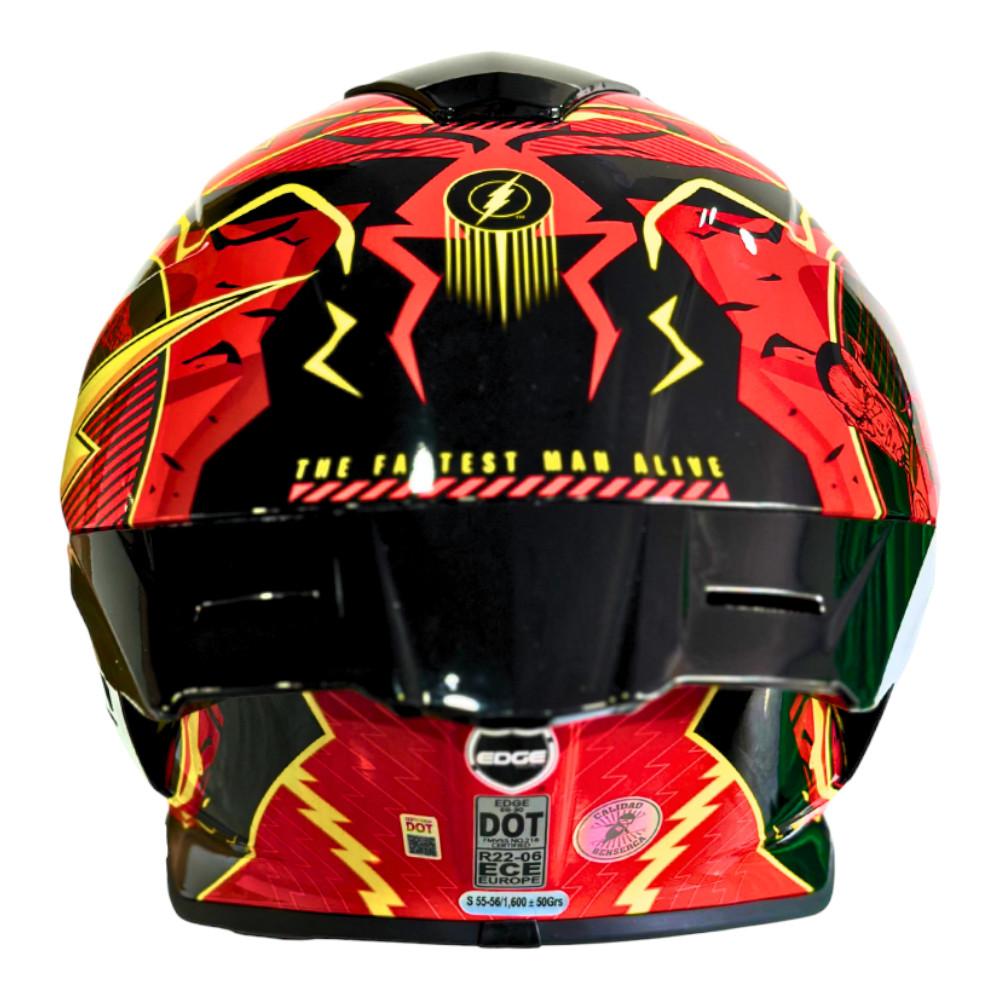 Casco Dc Integral Shanghai Flash Cert.Dot Ece Rojo img #4