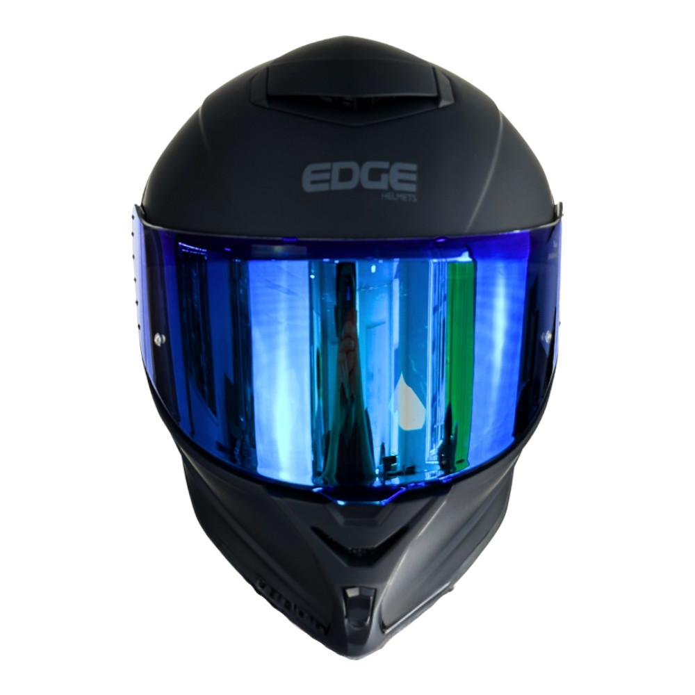 Casco Edge Integral Shanghai Cert.Dot Ece Negro Met. Azul img #3