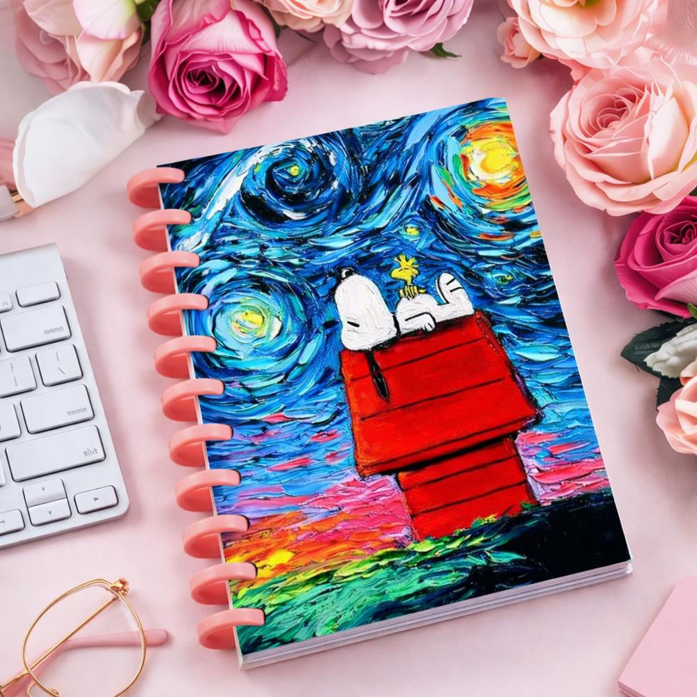 Libreta Snoopy Con Sistema De Discos img #2