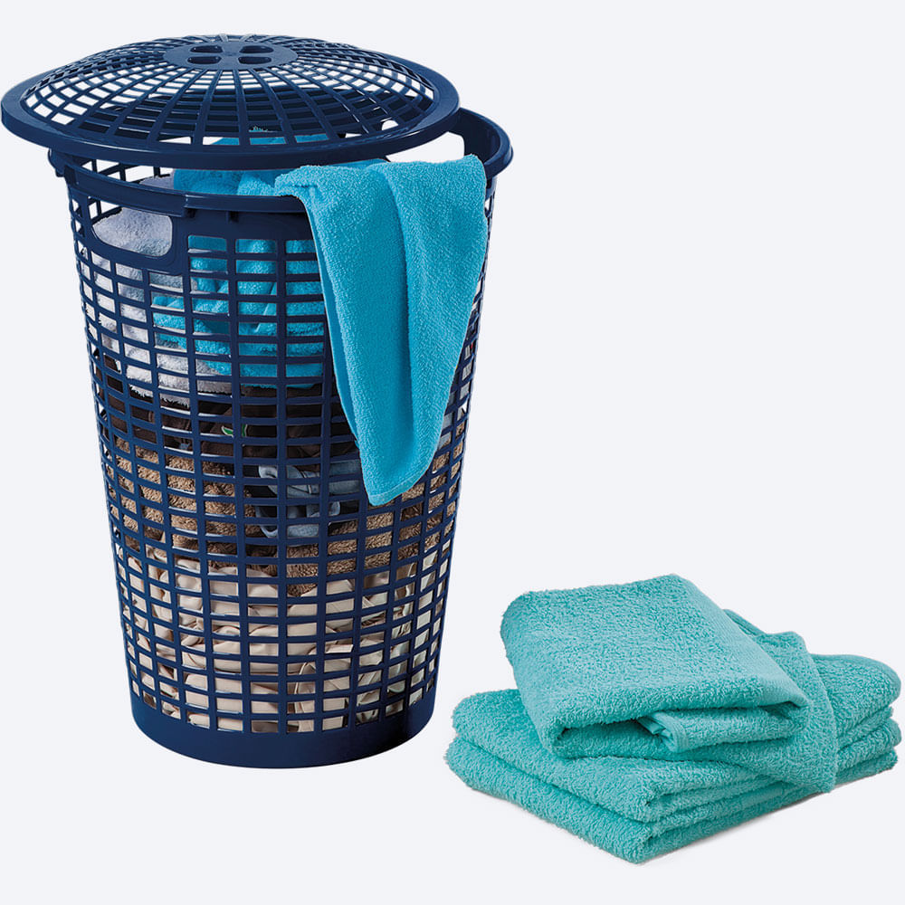 Cesta para Ropa Redonda con Manijas img #1