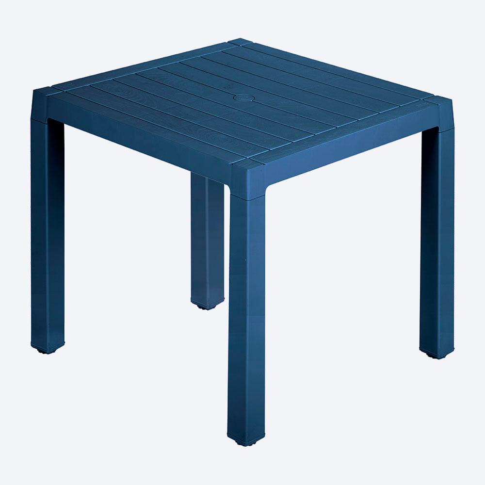 Combo comedor Barú Trendy, 1 Mesa azul, 4 Sillas con brazos img #3