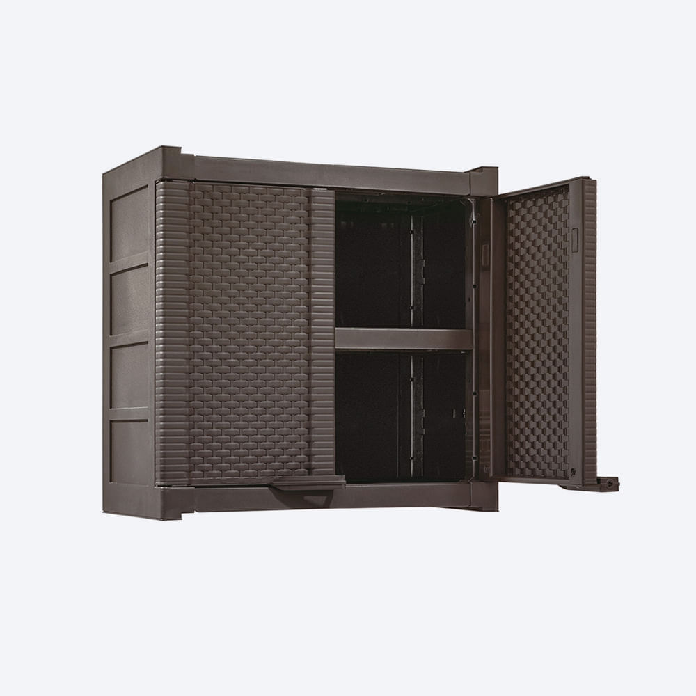 Armario Gabinete Doble Apariencia Rattan img #4