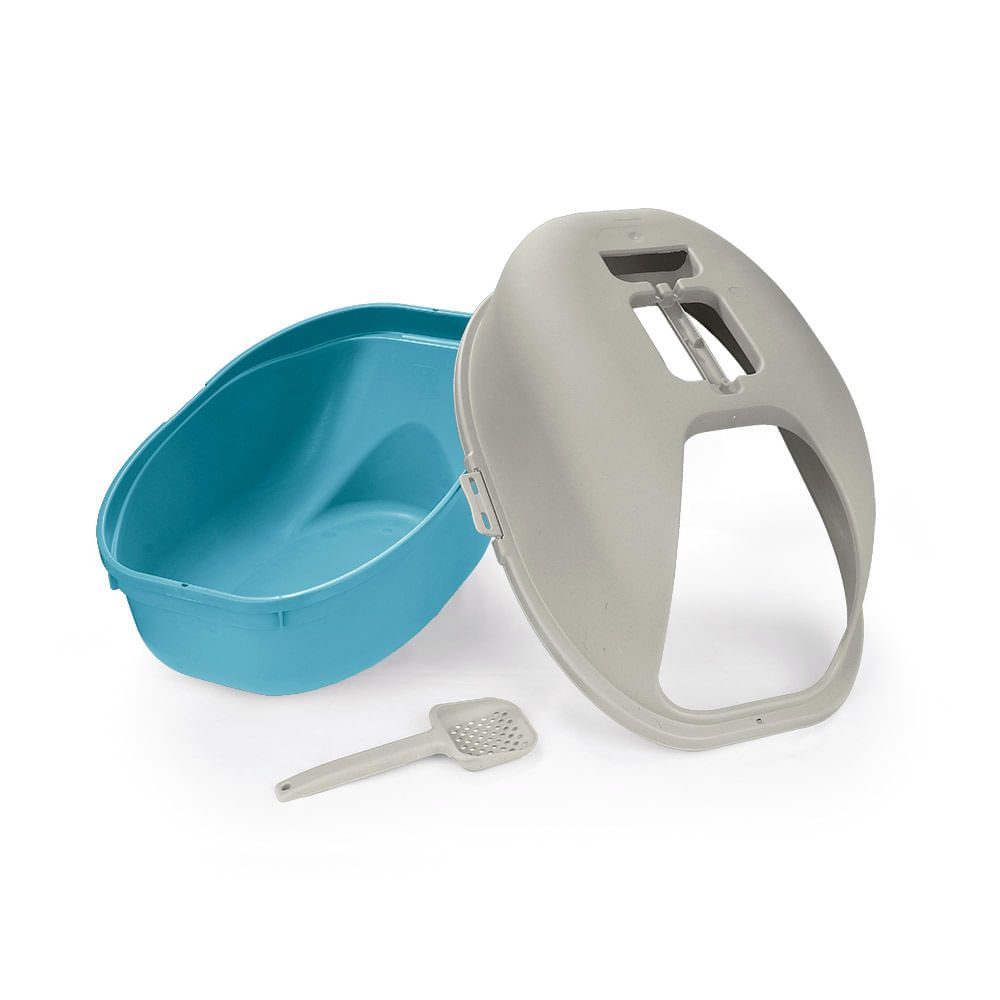 Combo mascota, 1 Arenero para gato, 1 Caja multiuso de 6 litros gris img #5