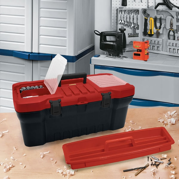 Caja Herramientas 20" Cerradura Plástica img #1