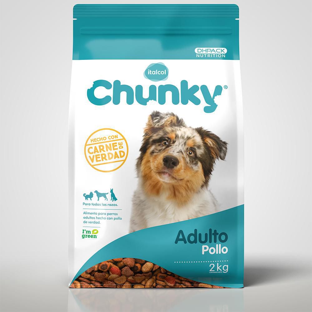 Comida para perros CHUNKY adulto sabor a pollo (2000  gr) img #1
