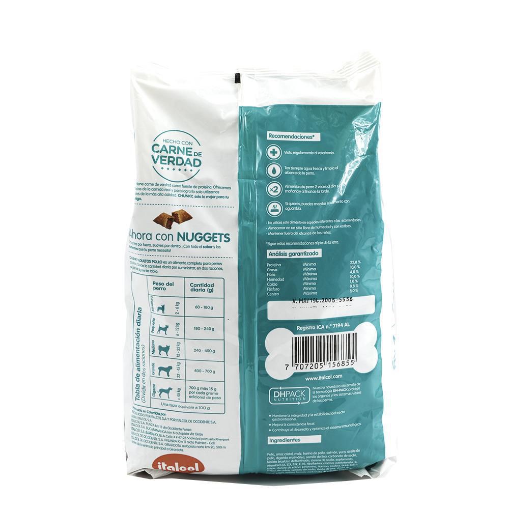 Comida para perros CHUNKY adulto sabor a pollo (2000  gr) img #3
