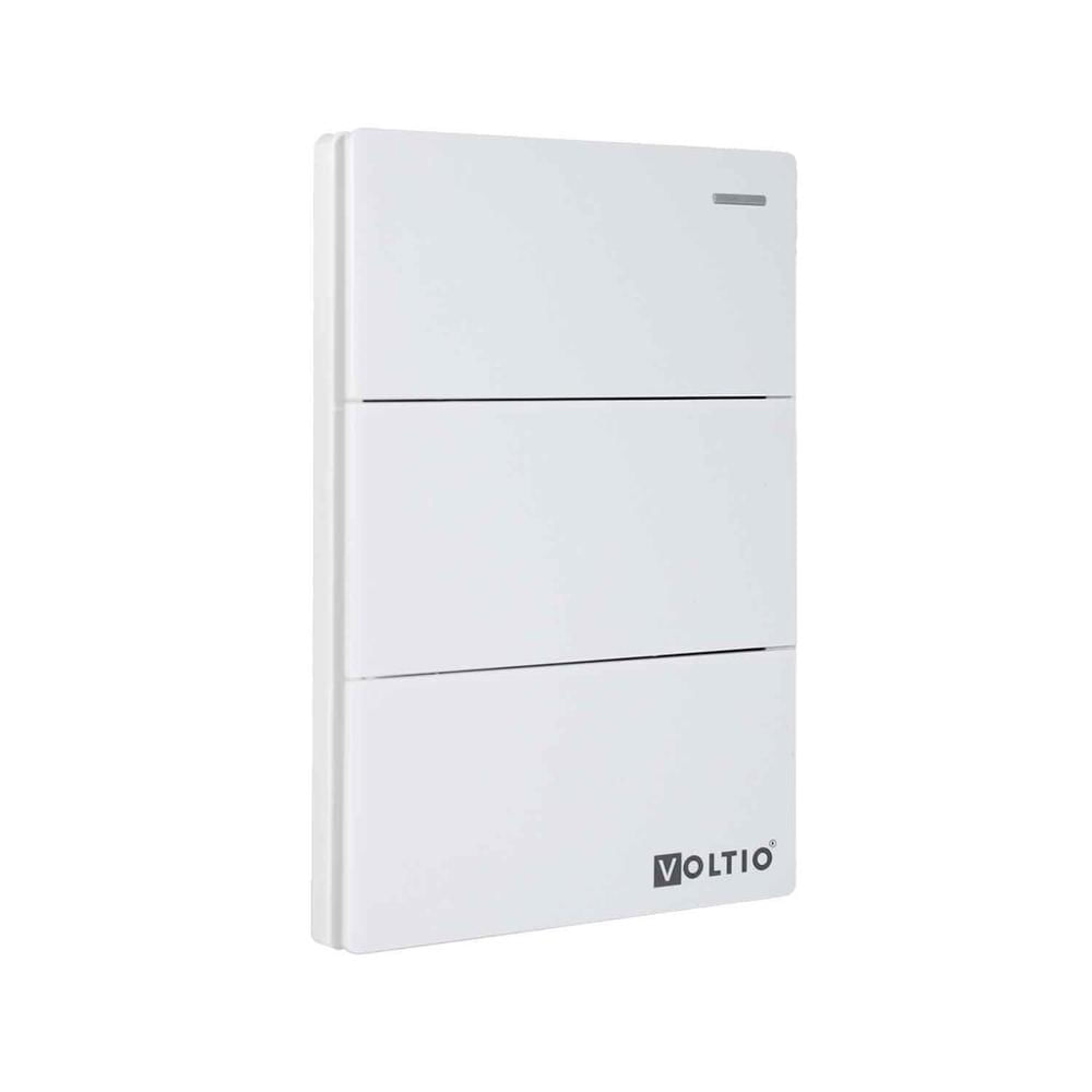 Interruptor Blanco Triple Conmutable Moderno Set X 2 Unds img #1