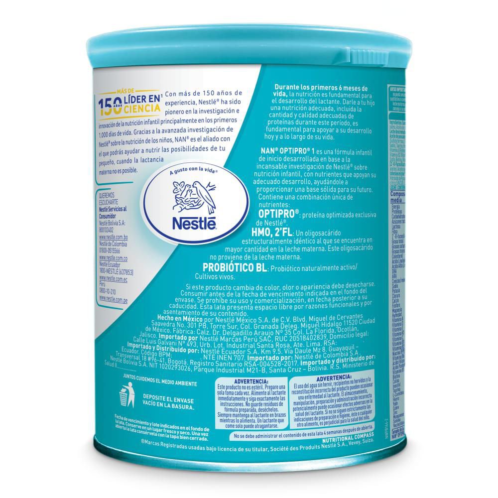 Fórmula infantil NAN optipro 1 lata (900  gr) img #3