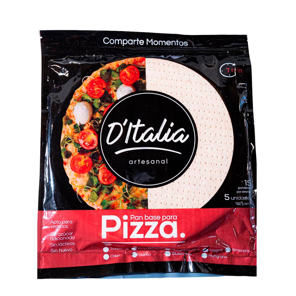 BASE PIZZA INTEGRAL D ITALIA 700  gr img #1