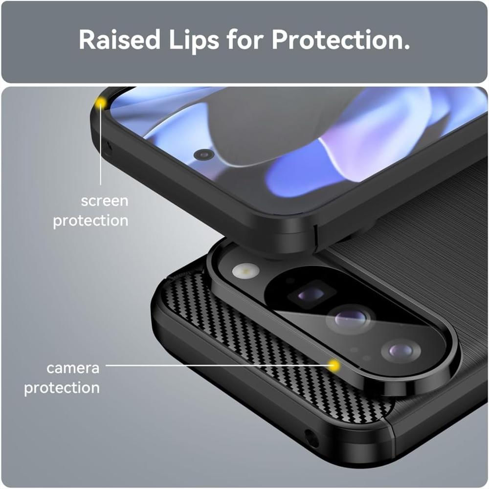 Funda Tipo Carbono Para Celular Google Pixel 10 Pro img #3