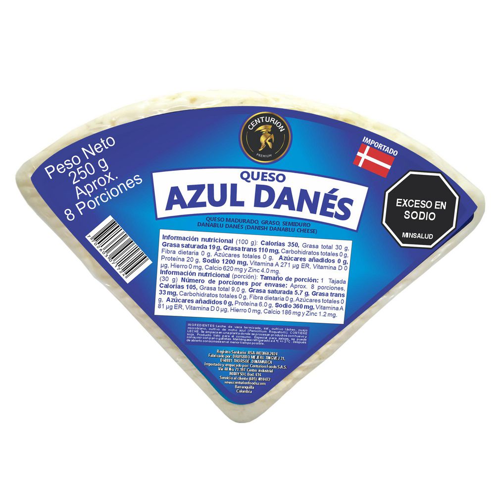 Queso Azul CENTURION Cuña (250  gr) img #1