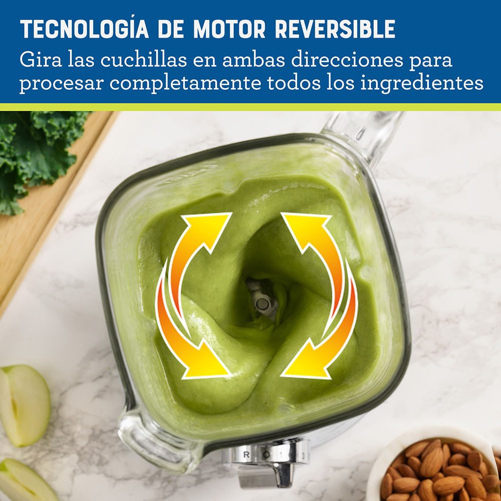 Licuadora Osterizer Max 2 Velocidades 1500W BLSTPB-RGR Plateado img #6