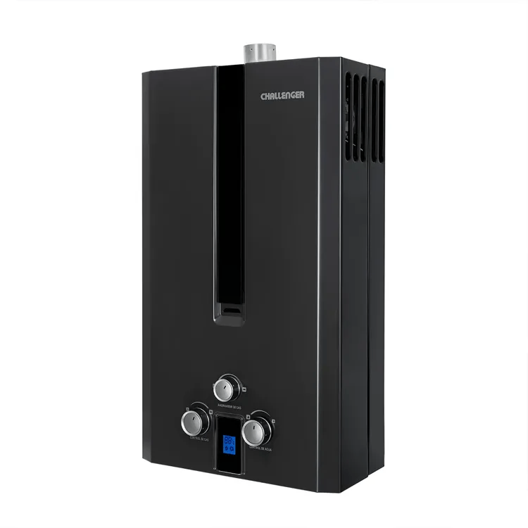 Calentador de Paso Challenger 10 Litros Tiro Forzado Gas Natural WHF7104 Negro img #5