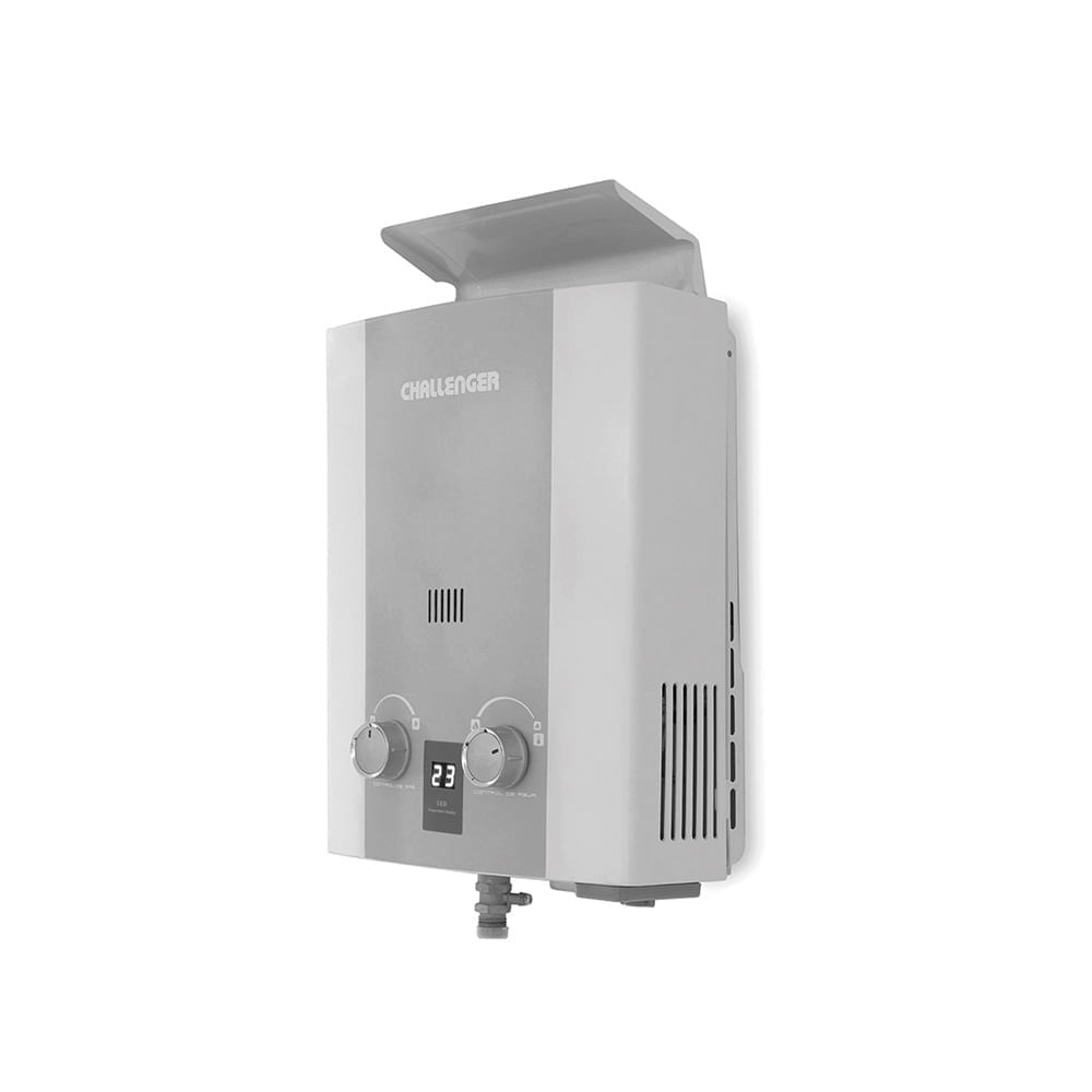 Calentador de Paso Challenger 5.5 Litros Tiro Natural Gas Natural WHN7054 Blanco Gris img #4