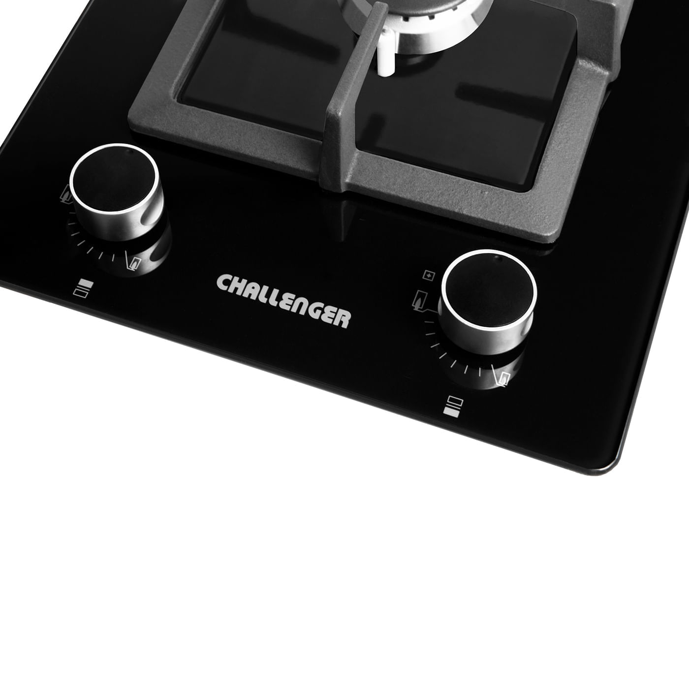Estufa de empotrar Challenger 30 cm 2 Puestos Gas Natural SQ6730 Negro img #6