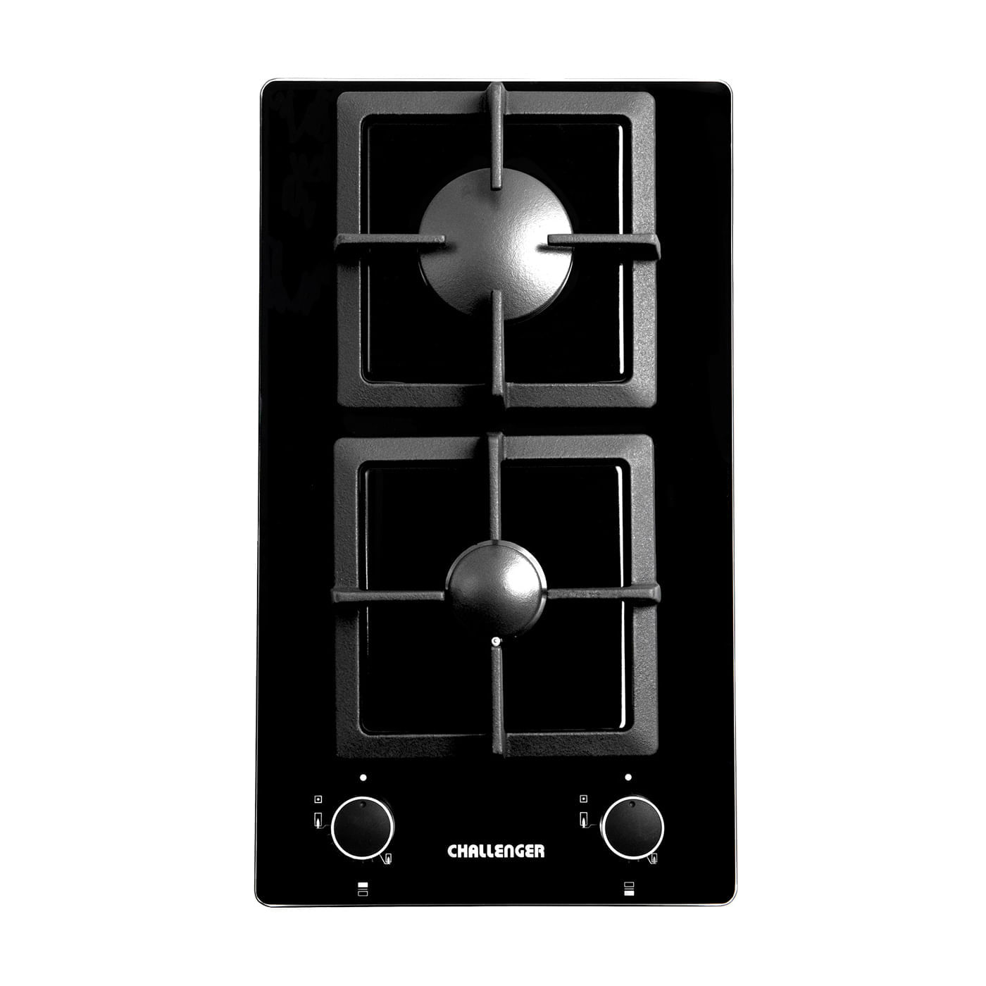 Estufa de empotrar Challenger 30 cm 2 Puestos Gas Natural SQ6730 Negro img #4