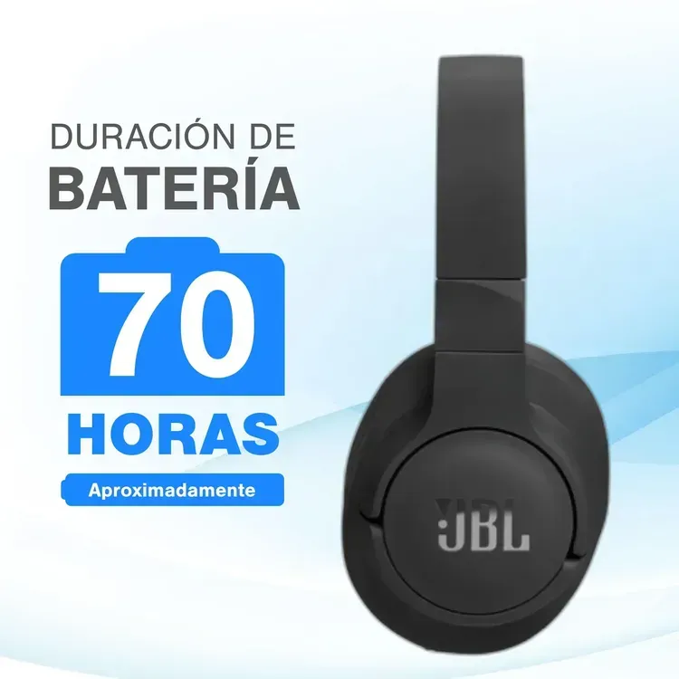 Audífonos de Diadema JBL Inalámbricos Bluetooth Over Ear T770 Negro img #6