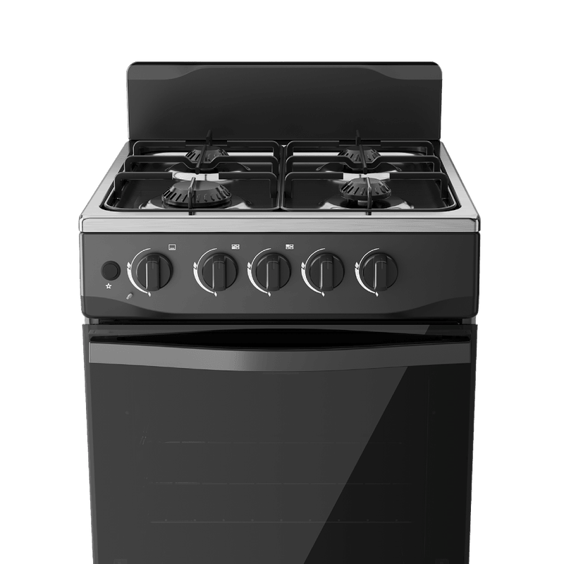 Estufa de Piso Midea 4 Puestos Gas Natural MGS20FS1BFAWB-CO Negra img #5
