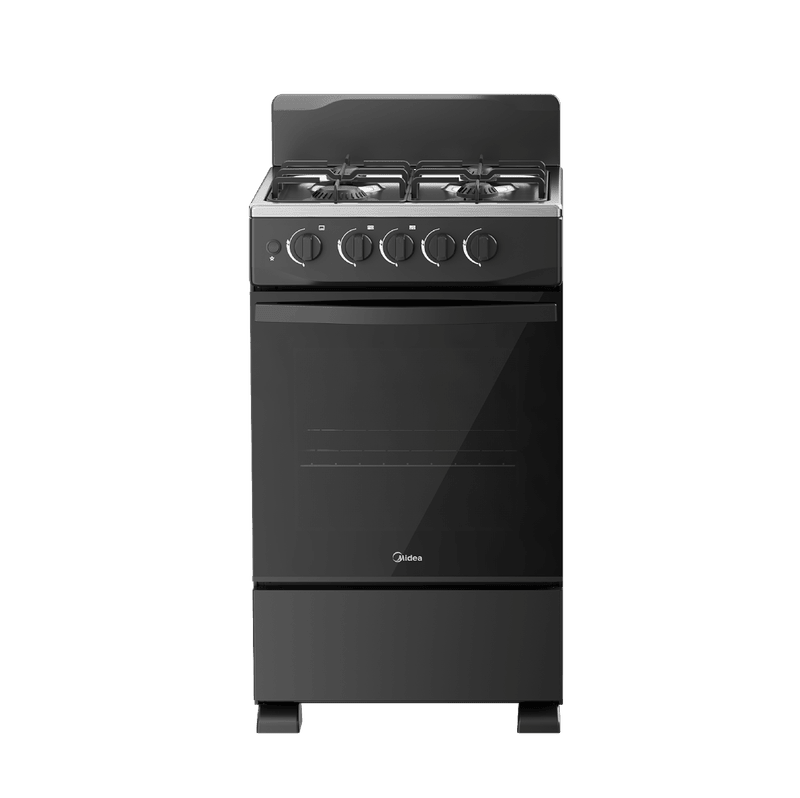 Estufa de Piso Midea 4 Puestos Gas Natural MGS20FS1BFAWB-CO Negra img #1