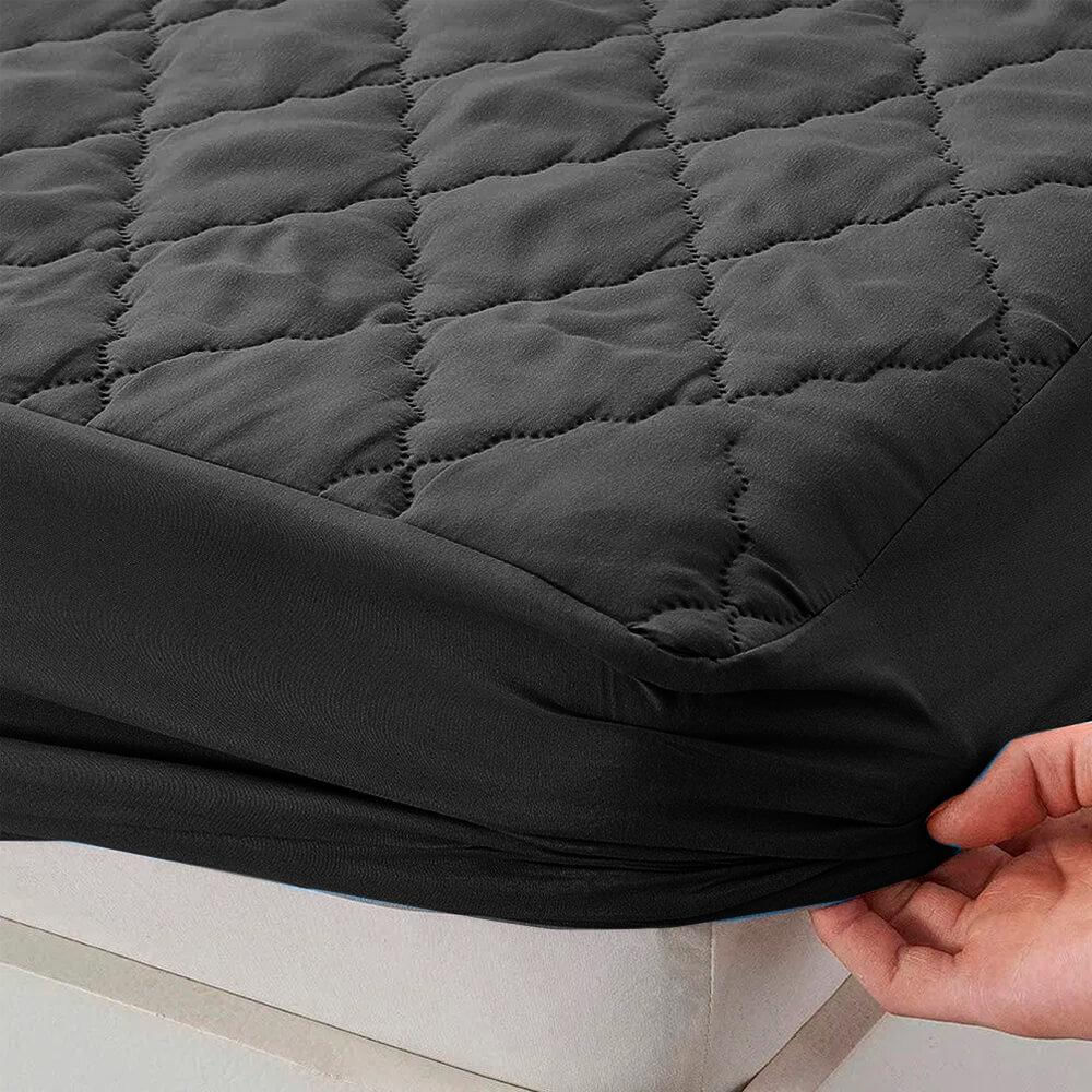 Combo Protector Impermeable Queen Negro 190Cm*160Cm img #2