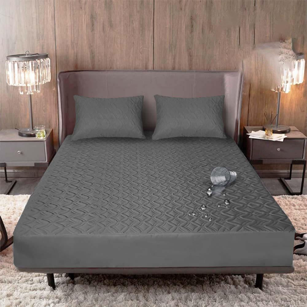 Combo Protector Impermeable King Gris 200Cm*200Cm img #1