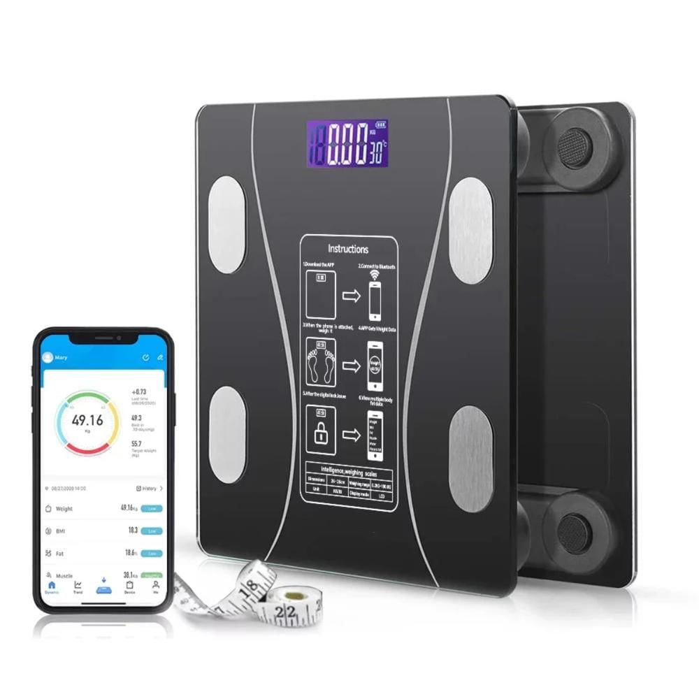 Báscula Digital Inteligente Bluetooth Con Análisis Corporal img #1