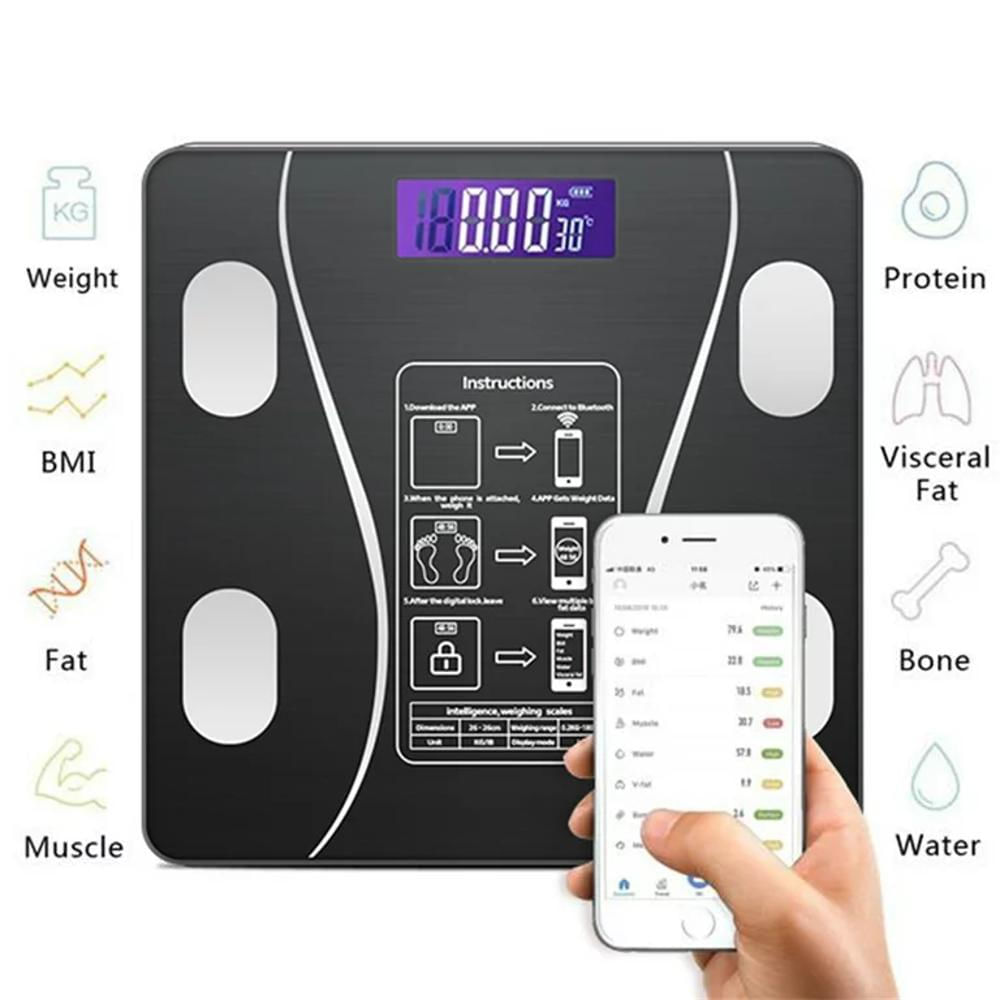 Báscula Digital Inteligente Bluetooth Con Análisis Corporal img #2