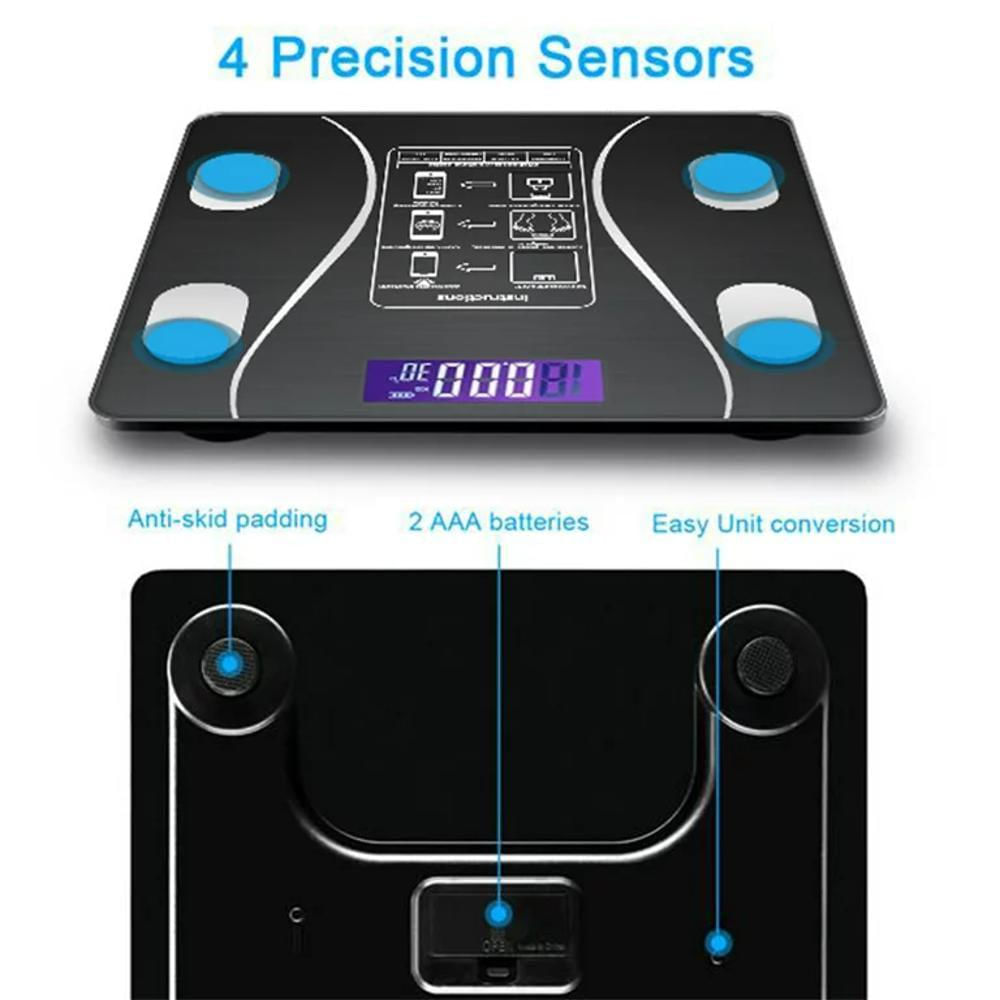 Báscula Digital Inteligente Bluetooth Con Análisis Corporal img #3