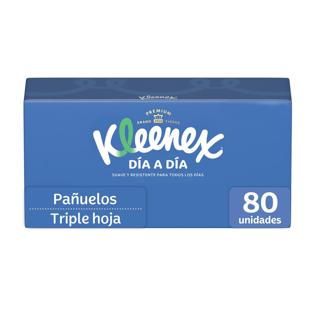 Pañuelos faciales KLEENEX súper (80  und) img #1