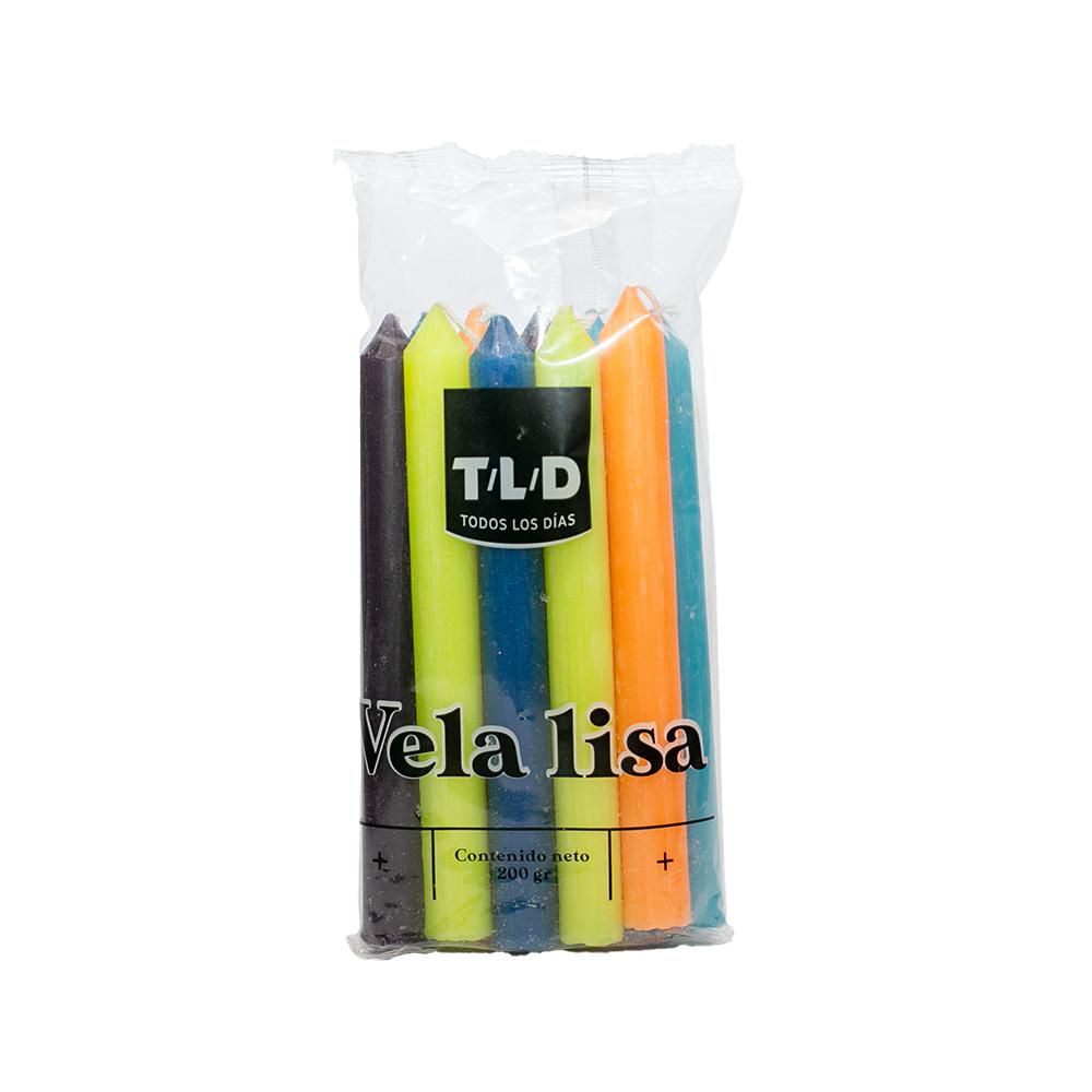 Vela T/L/D TODOS LOS DIAS lisas colores surtidos img #1