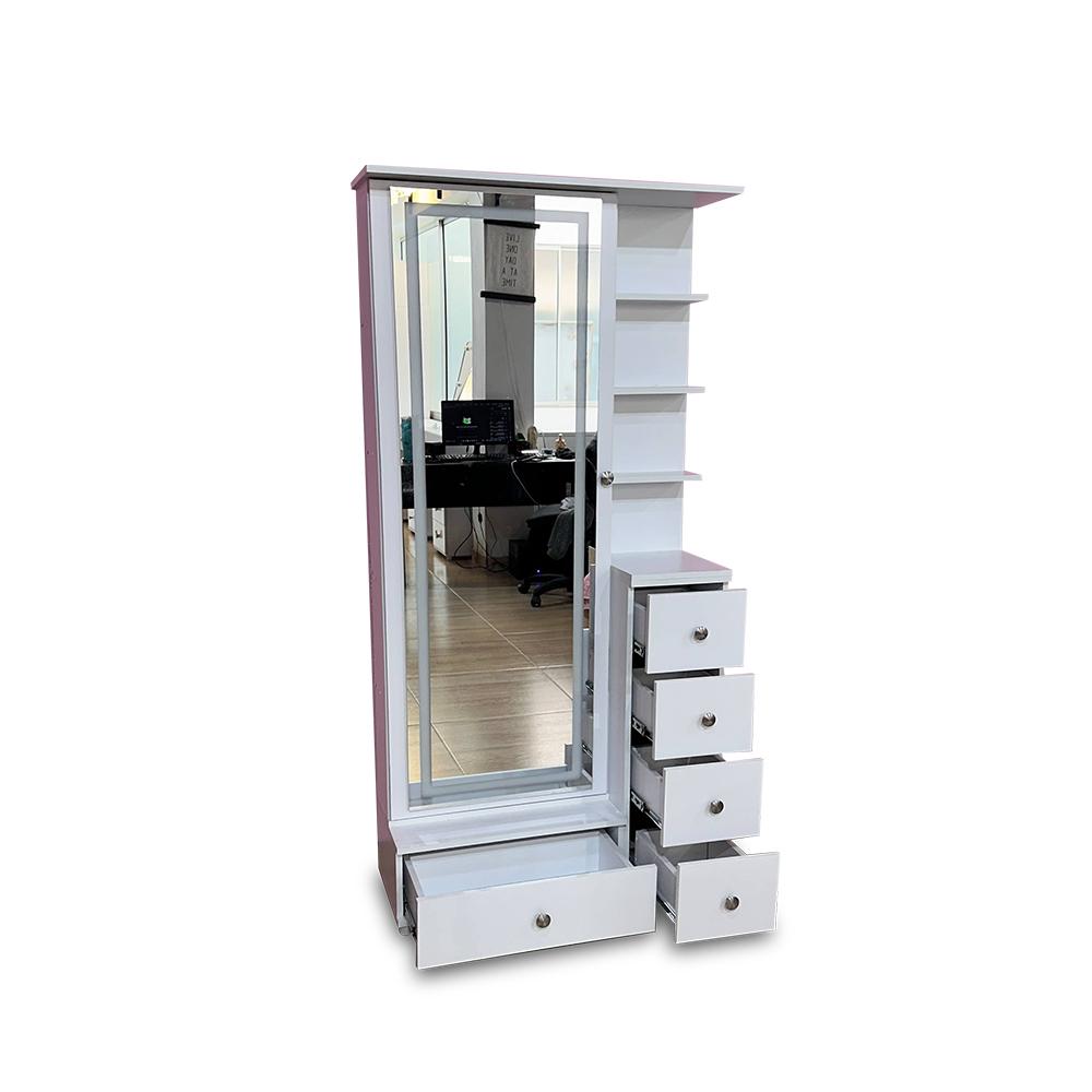 Comoda Vanity Puerta Abatible Blanco Led img #3