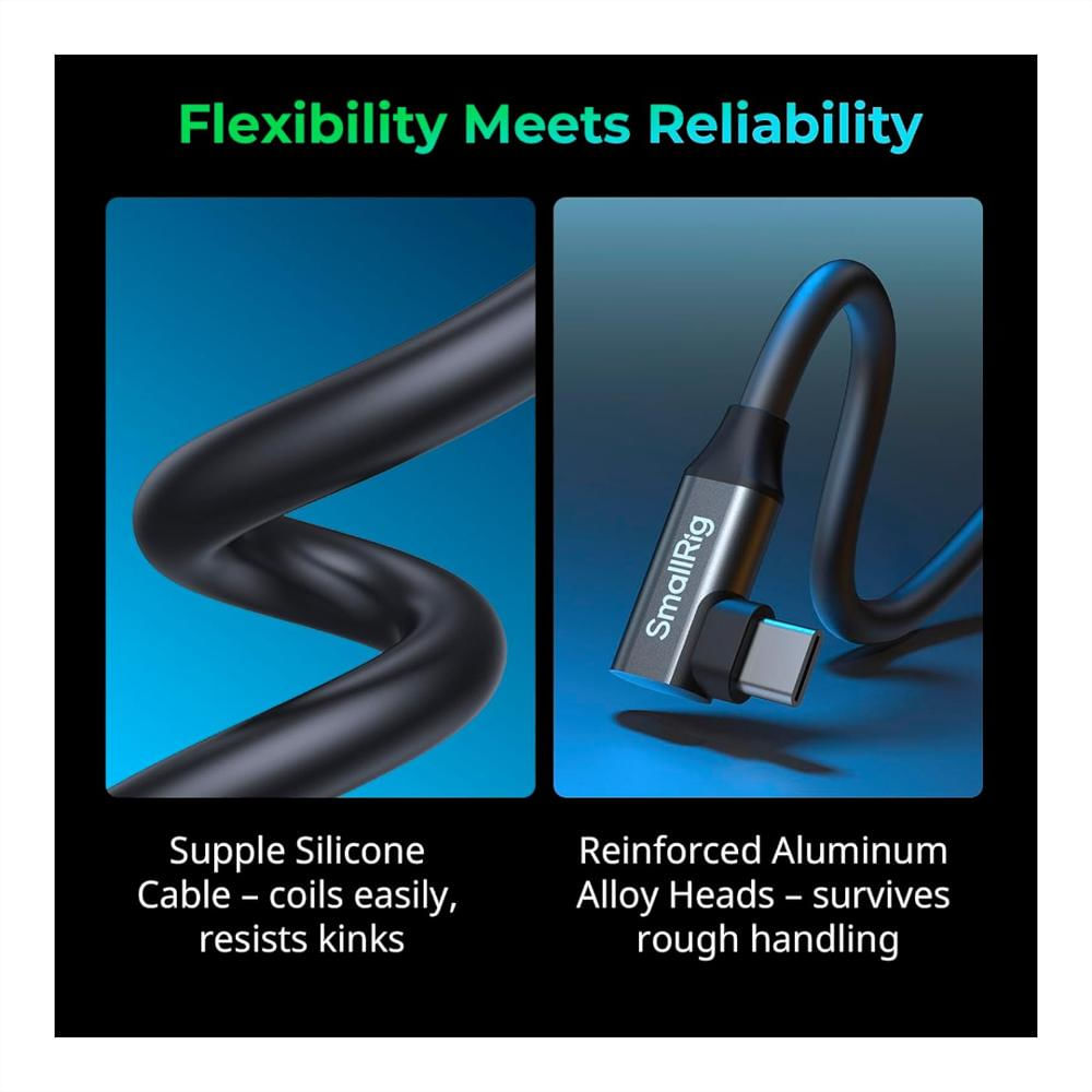 Cable Usb C Angulo A Recto (35Cm) Smallrig 5075 img #3