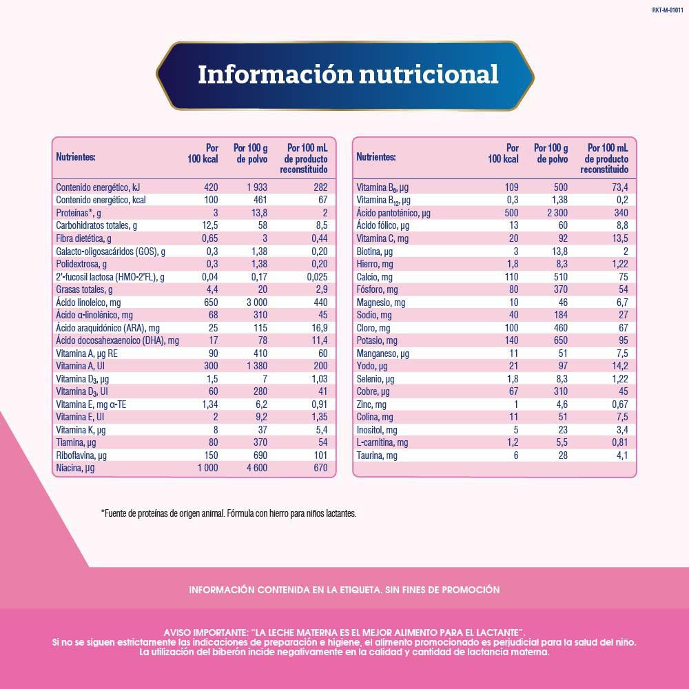 Fórmula infantil ENFAMIL fórmula infantil etapa 2 6+ (1650  gr) img #2