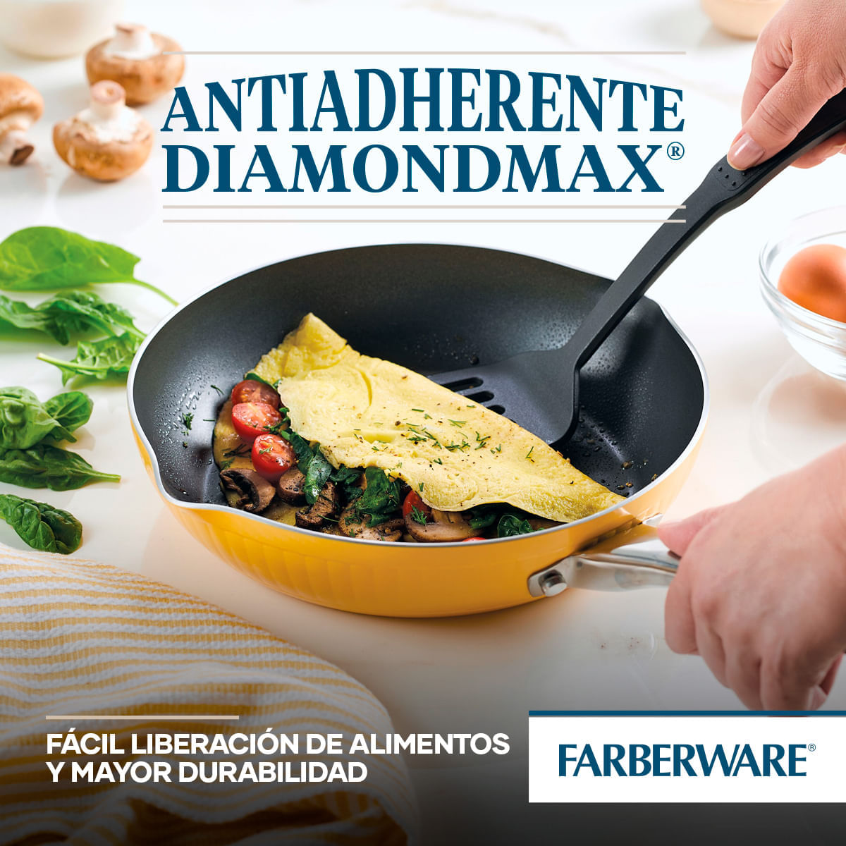 Sartén con picos vertederos DiamondMax® Farberware img #5