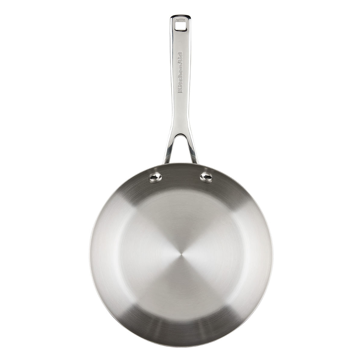 Set Sartenes 20 cm y 24 cm, acero inox 3 capas. Induccion. KitchenAid img #2