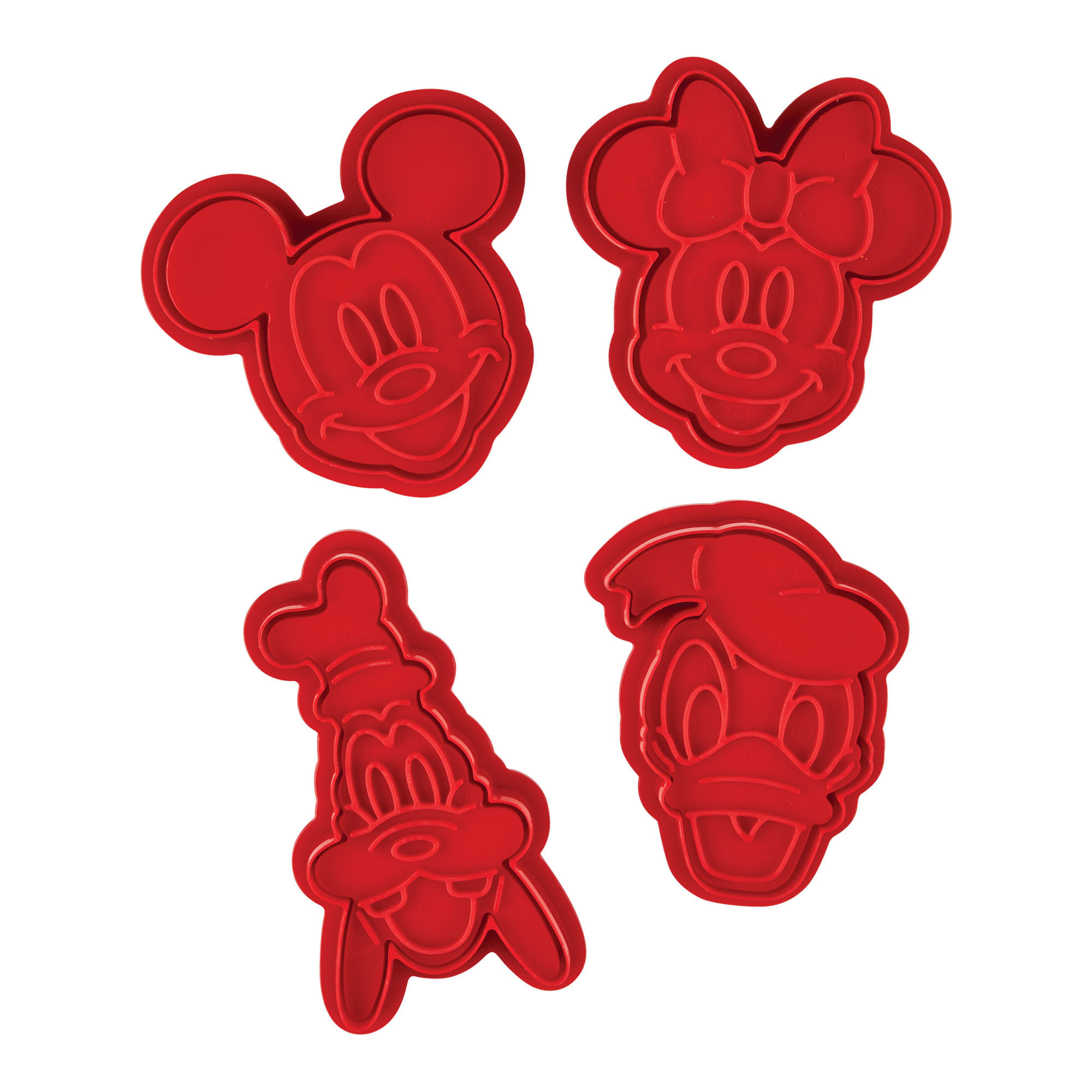Juego de sellos y cortadores de galletas 8 Pzs en forma de Disney. Farberware rojo img #2