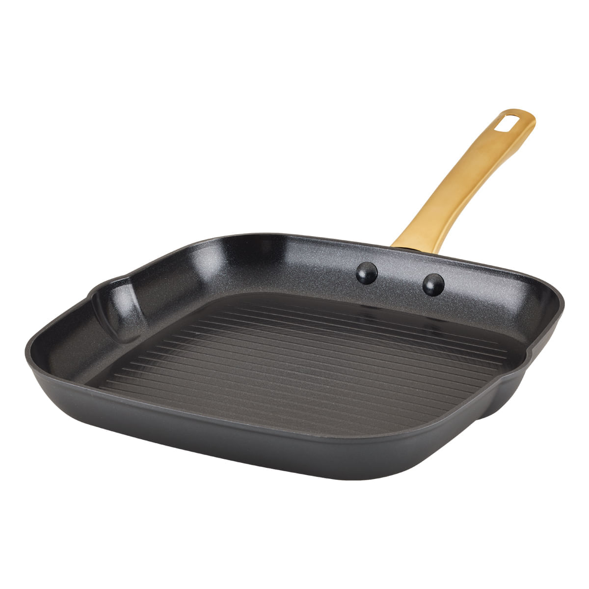 Plancha con Grill 27cm. Forged Induction. Aluminio forjado. Antiadherente Cerámico. Color Negro. Placa de Inducción. Farberware. img #1