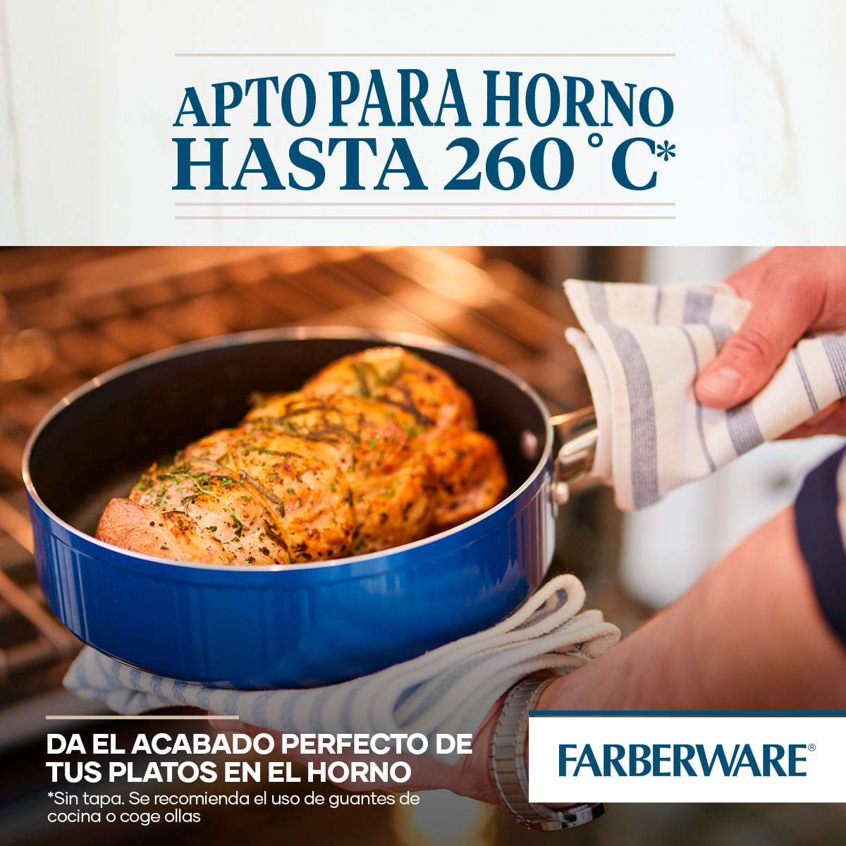 Perol antiadherente 18cm con tapa Farberware img #7