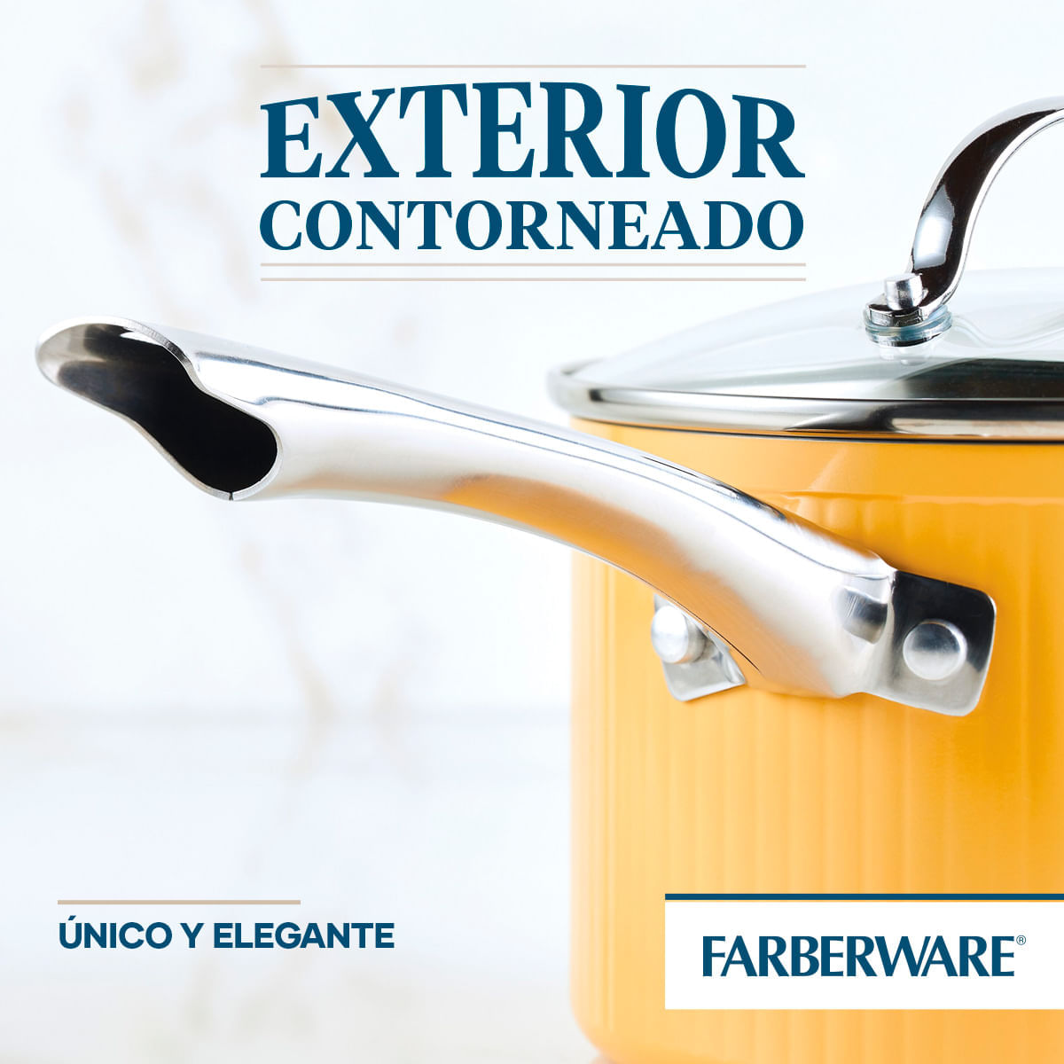 Perol antiadherente 18cm con tapa Farberware img #6