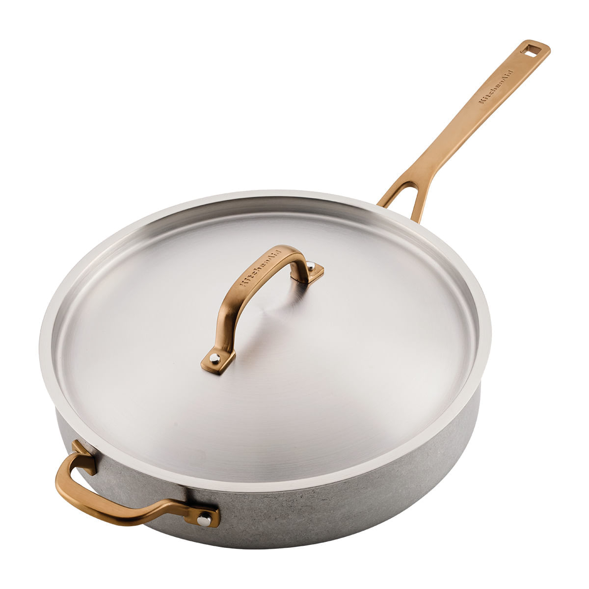 Juego de Ollas 10 pzs, Acero inoxidable 5 capas. StoneWash. KitchenAid img #6