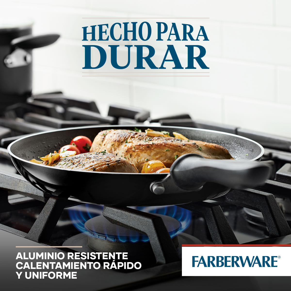 Set sartenes 25 cm con mango y 24cm con asas + tapa. Reliance. Negro Black. Farberware img #6