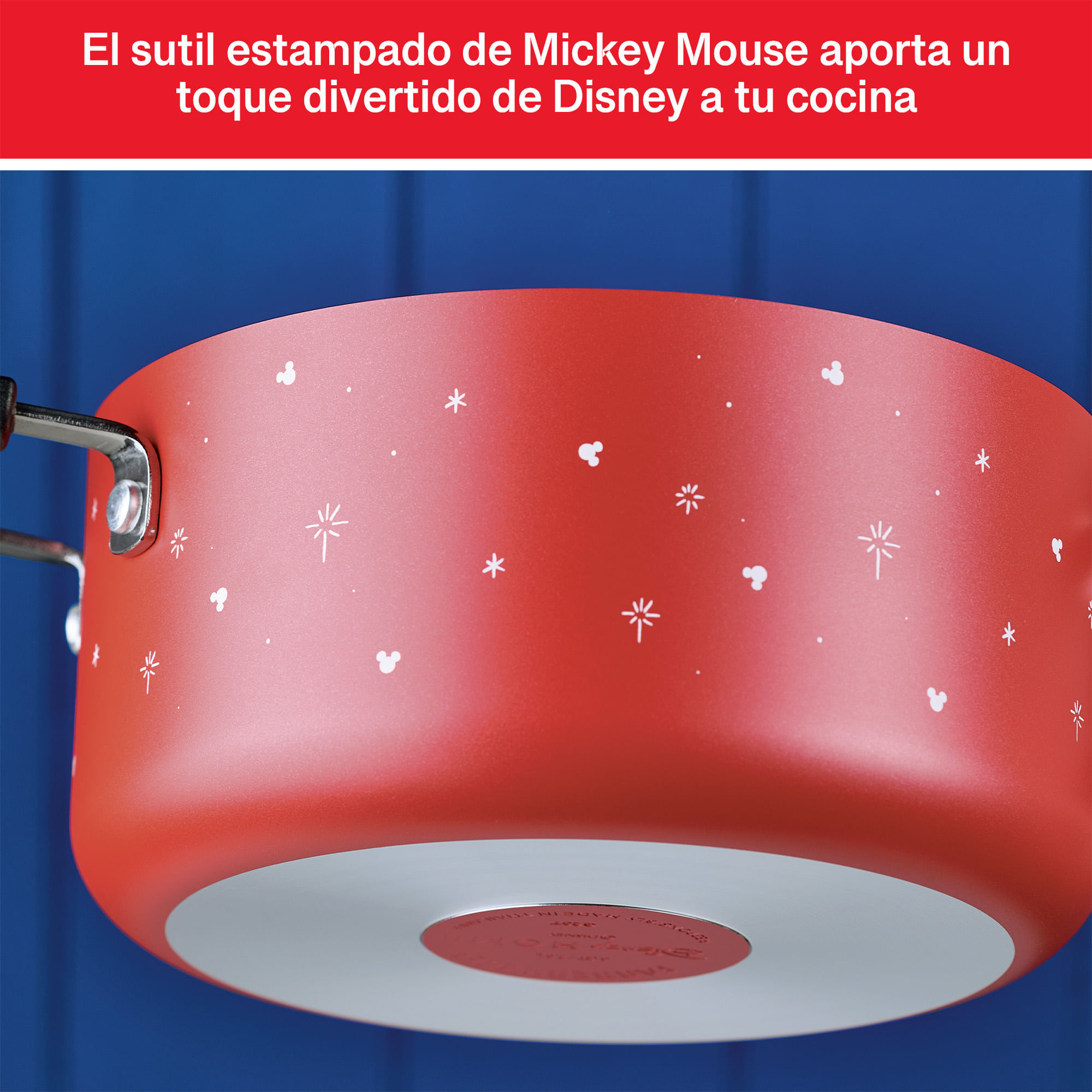 Olla con tapa, antiadherente cerámico. Colección Disney  Bon Voyage. Farberware img #7