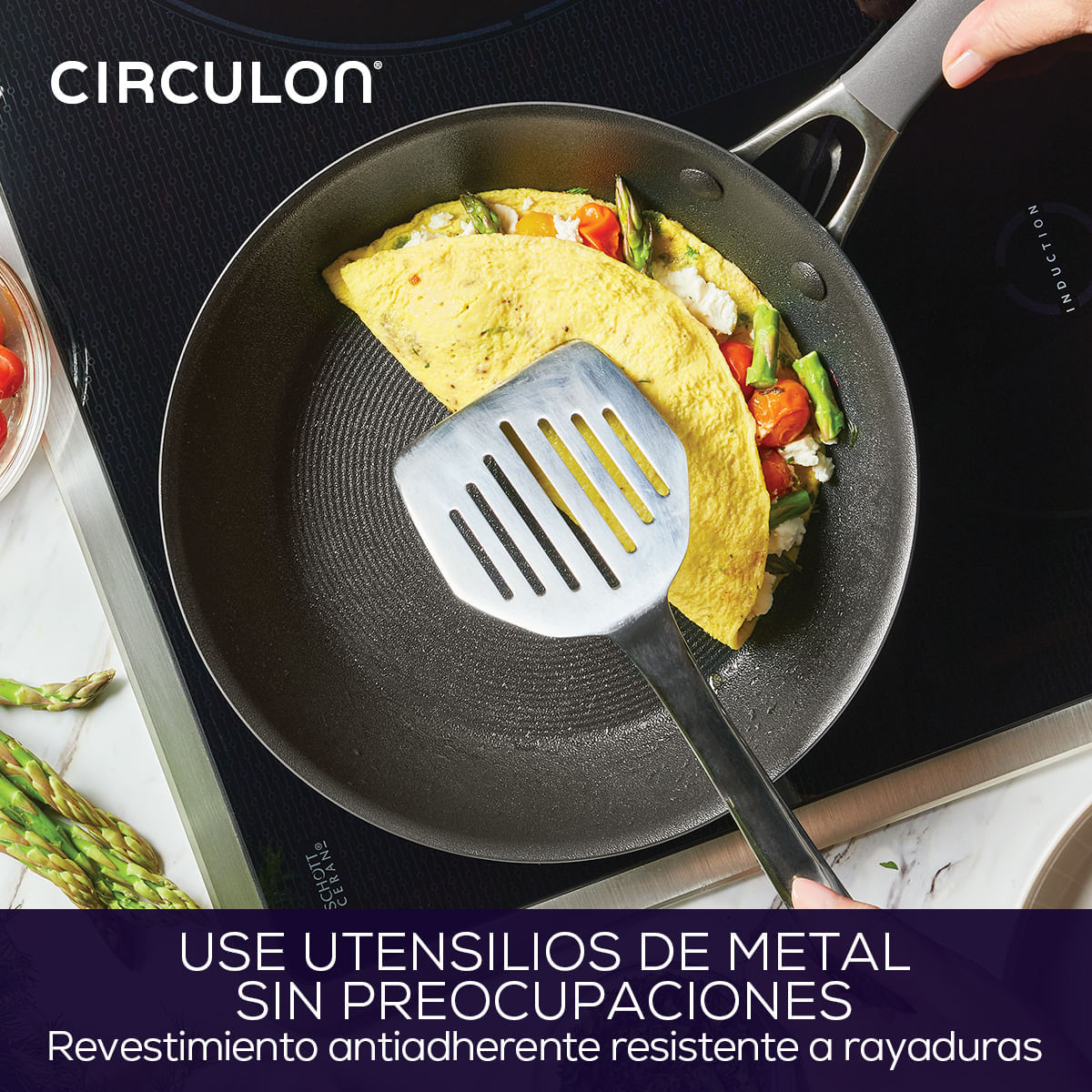 Sartén 25cm. Aluminio antiadherente que No se raya. Circulon img #11