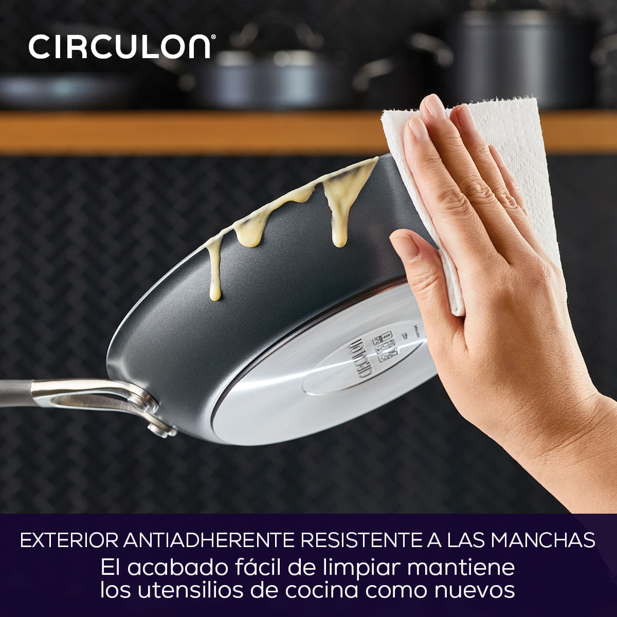 Sartén 25cm. Aluminio antiadherente que No se raya. Circulon img #8