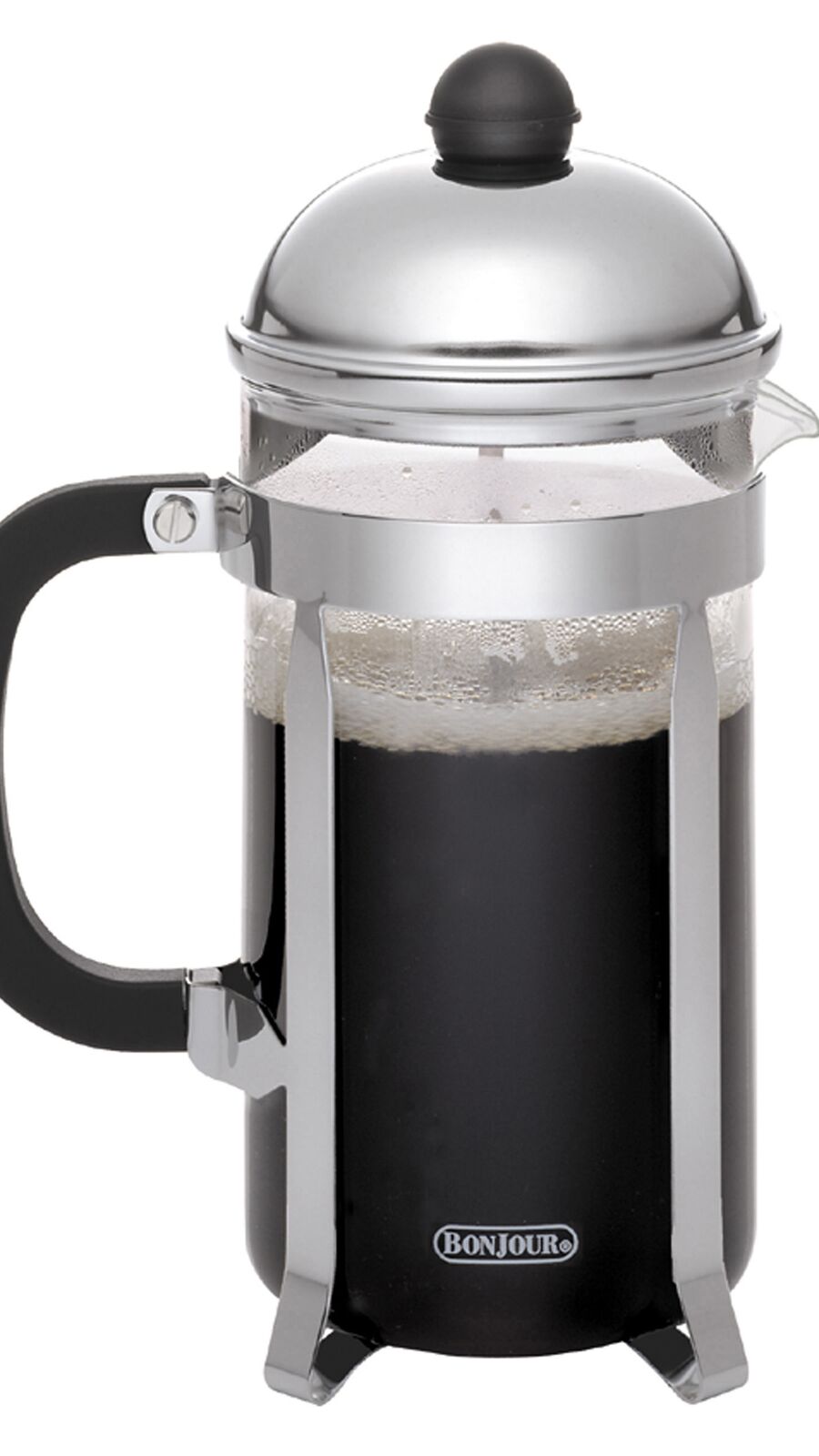 Prensa Francesa 12.7 onzas/ 3 Tazas/ 0.37L, acero inoxidable con jarra de vidrio templado borosilicato. Monet, BonJour. img #1
