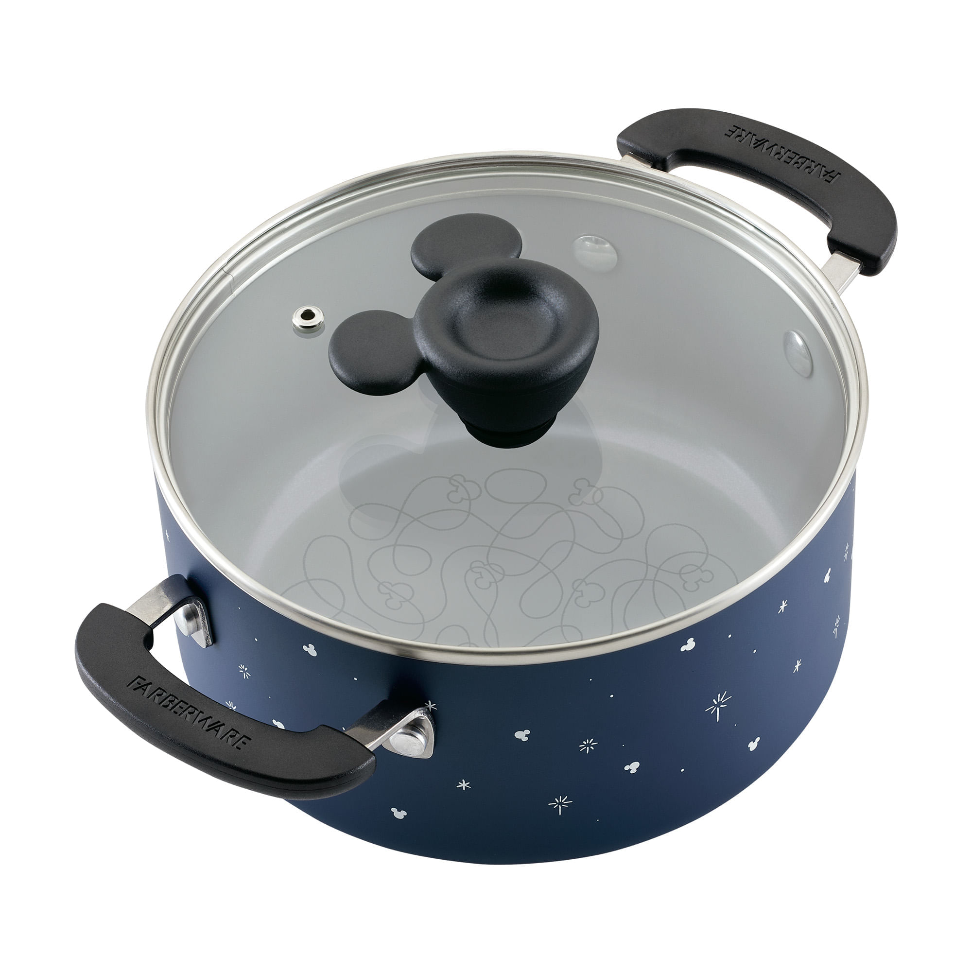 Olla con tapa, antiadherente cerámico. Colección Disney  Bon Voyage. Farberware img #1