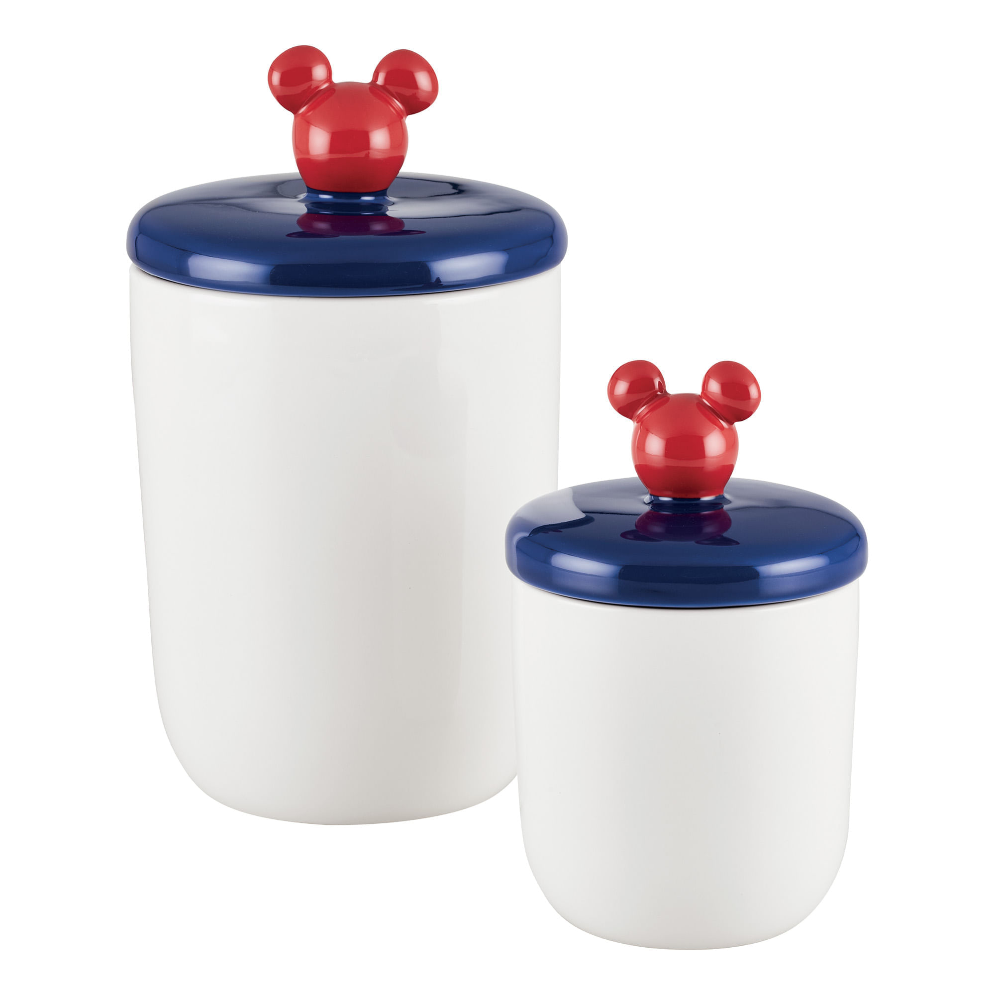 Set x 2 recipientes de cerámica con tapa hermética para almacenamiento. Colección Disney Home Bon Voyage img #1