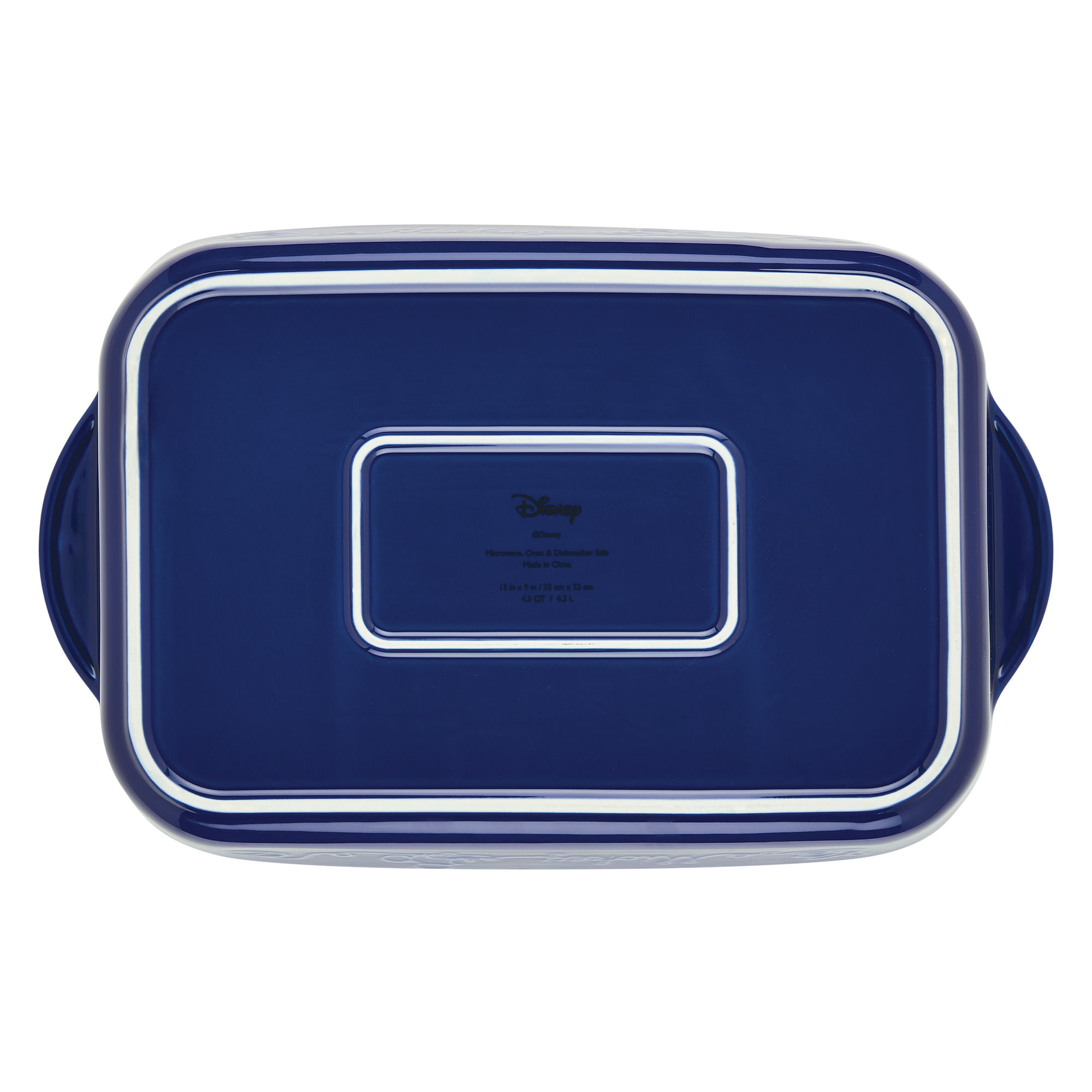 Set x 2 moldes para hornear en cerámica. Colección Disney Home Bon Voyage. Azul y rojo img #4