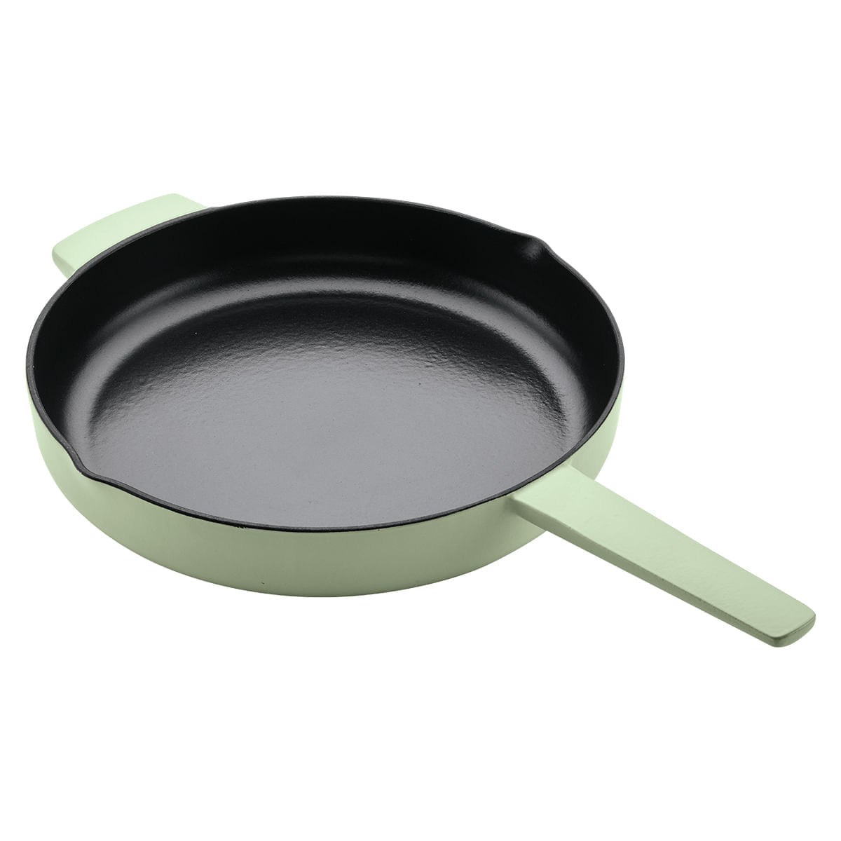 Sarten 30 cm con asa y picos vertedores, Hierro Fundido, Esmaltado. KitchenAid img #2